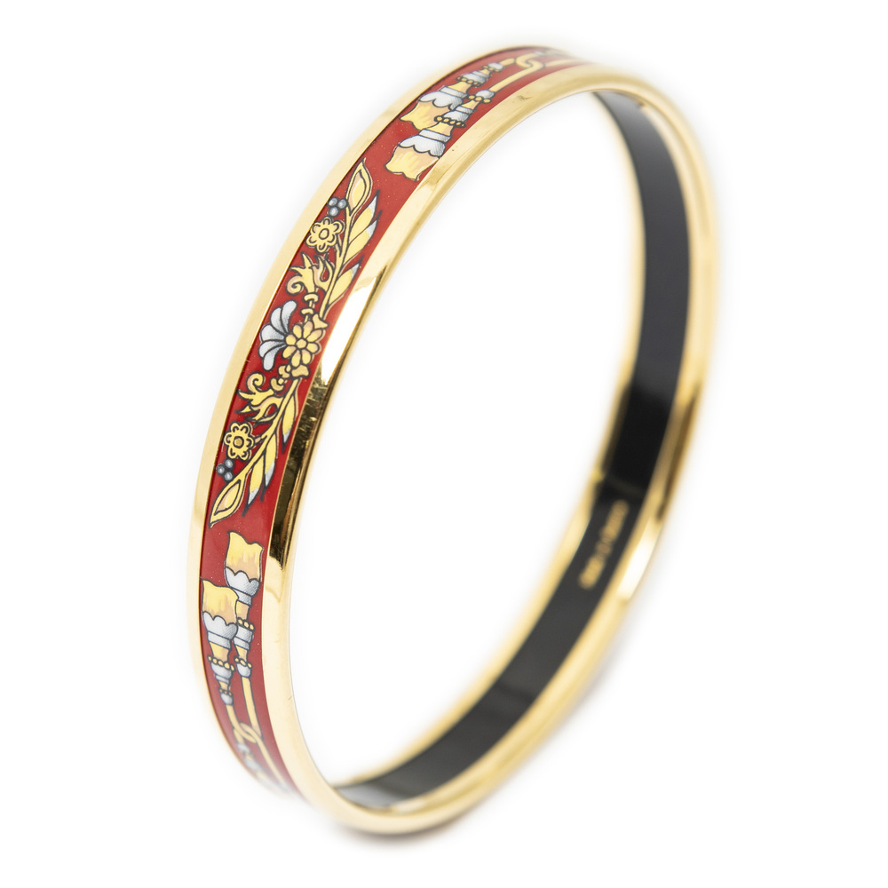 Hermes Enamel Bangle PM